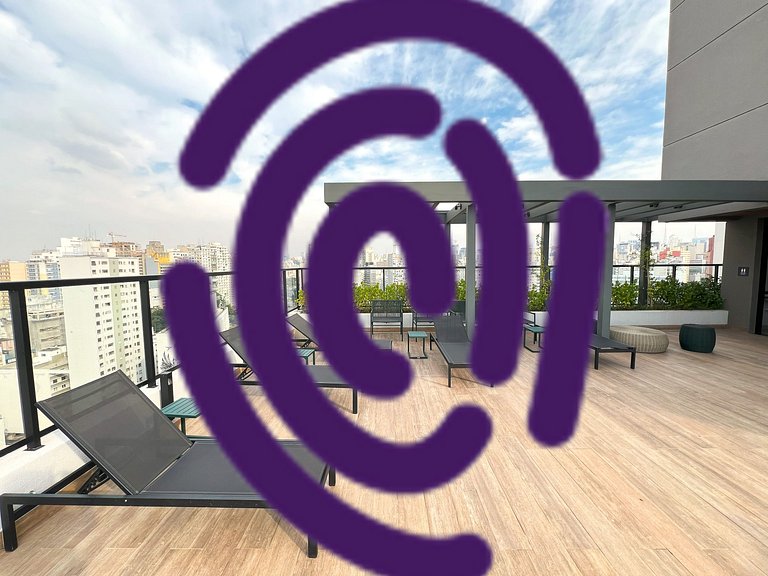 Moralia Consolação - Studios luxo com vista incrível