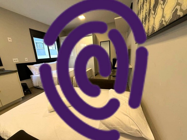 Studio p/ até 4 pessoas, Mackenzie e Santa Casa