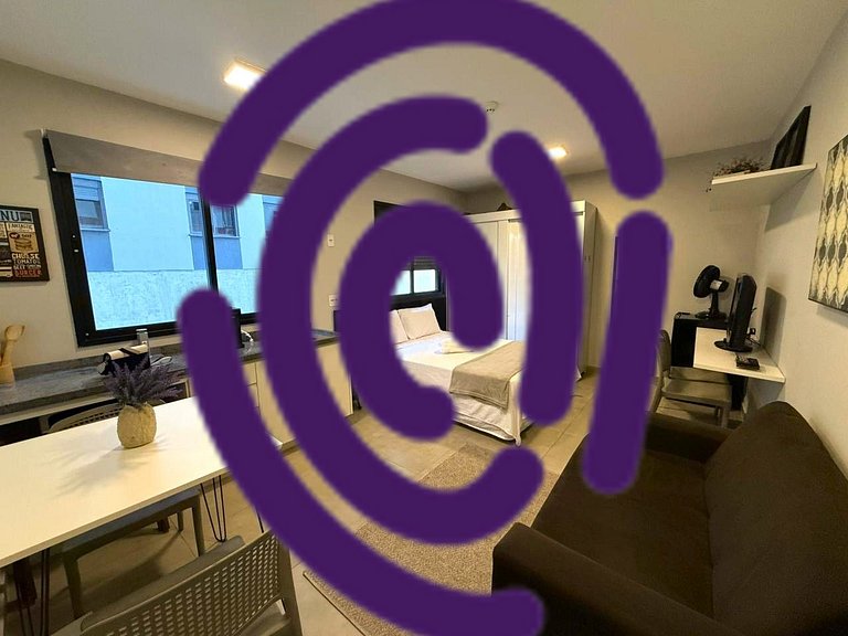 Studio p/ até 4 pessoas, Mackenzie e Santa Casa