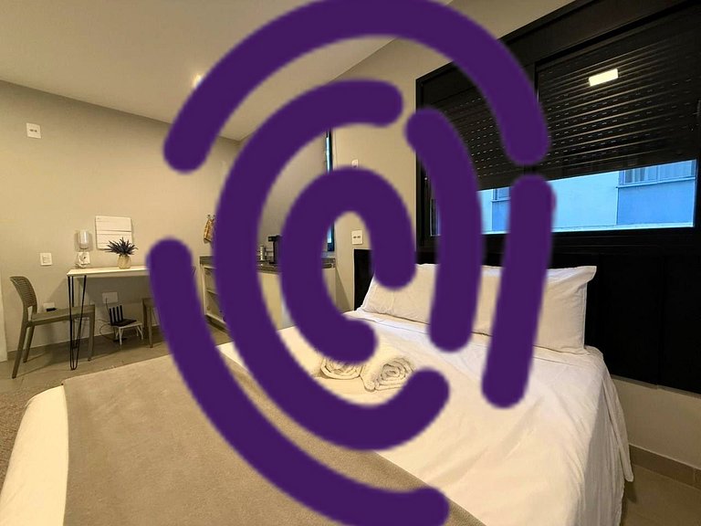 Studio p/ até 4 pessoas, Mackenzie e Santa Casa